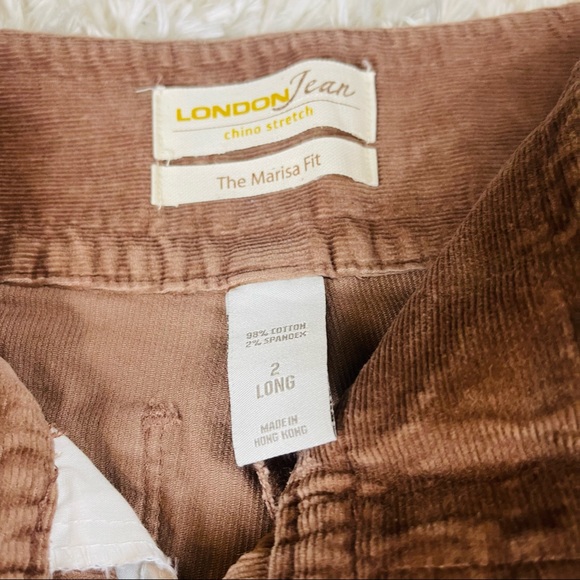 London Jeans, straight cut tan corduroy - Picture 7 of 7